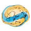 Fine Art Lighting Aquatic Art Glass Plate (4503) - Yellow/ Blue