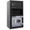 Mesa Safe Company All Steel MFL2014E-OLK 1.5 cu. ft. Capacity Depository Safe with an Exterio...