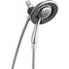 Delta In2ition Two-in-One Shower Arm Mount Shower, Chrome