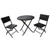 Patio Flare Newport 3 Piece Wicker Bistro Folding Set