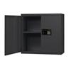 Sandusky 30 in. W x 12 in. D x 30 in. H Black Keyless Electronic Wall Cabinet