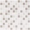 Modamo SG09 White Mix 4mm Glass Blend Wall Tile