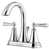Pfister Saxton 2-Handle High-Arc 4 inch Centerset Bathroom Faucet in Polished Chrome