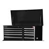 International 42 Inch 10 Drawer Black Top Chest