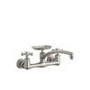 Kohler Antique Wall-Mount Sink Faucet With 12 Inch Spout And Six-Prong Handles