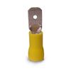 Gardner Bender Disconnect Vinyl-Insulated Barrel-Male 12-10 AWG Tab: 0.25 In Yellow 6/CARD