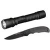 BROWNING CROSSFIRE FLASHLIGHT AND FINE EDGE DROPPOINT COMBO