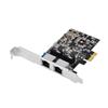 SIIG 2-Port Gigabit Ethernet PCI-E Card (CN-GP2011-S1)