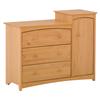 Stork Craft Beatrice 3-Drawer Combo Tower Chest (03585-74N) - Natural