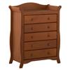 Stork Craft Aspen 5-Drawer Chest (03582-61C) - Cognac