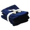 Shoo-Foo Bamboo 4-Piece Bath Mitt Set (BATHMIT4) - Blue