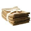 Shoo-Foo Bamboo 4-Piece Bath Mitt Set (BATHMIT4) - Brown