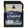 Kingston Technology 4GB Class 4 SDHC Memory Card (SD4/4GB)