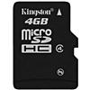 Kingston Technology 4GB Class 4 MicroSDHC Memory Card (SDC4/4GBSP)