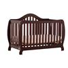 Stork Craft Monza I Fixed Side Convertible Crib (04587-314) - Cherry