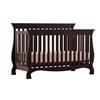 Stork Craft Carrara 4-In-1 Fixed Side Convertible Crib (04587-109) - Espresso