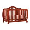 Stork Craft Monza I Fixed Side Convertible Crib (04587-31C) - Cognac