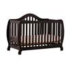 Stork Craft Monza I Fixed Side Convertible Crib (04587-31B) - Black