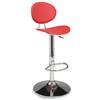 Sofas To Go Martin Gas-Lift Bar Stool - Red