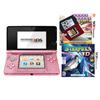 Nintendo 3DS with StarFox 64 3D, and Crosswords Plus - Pink