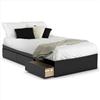 Nexera Avenue Twin Bed With Storage (223906) - Black