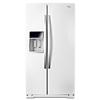 Whirlpool® 25 cu. ft. Counter Depth Side-by-Side Refrigerator - White Ice