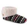 Dearfoams® Patterned Sweater-Knit Bootie Slipper For Women