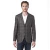 ATTITUDE(TM/MC) Taupe Plaid Slim Fit Sports Coat