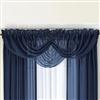 wholeHome CLASSIC (TM/MC) 'Silhouette Cornelli' Voile Sheer Triple Crescent Valance