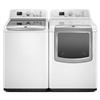 Maytag® 5.3 cu. Ft. Top-Load Washer & 7.3 cu. Ft. Steam Gas Dryer - White