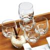 Set Of 6 'Mise En Bouche Bistro' Glasses