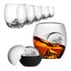 Final Touch® 6-pc. On The Rocks Glasses with Ice Molds
