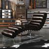 Vintage Java Leather Chaise