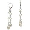 White Cultured Freshwater Drop Pearl Earrings