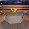 Cal Flame® Hexagon Fire Pit with Tile Countertop