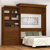 Bestar – Studio Queen Wall Bed 2-pc. Set – Tuscany Brown
