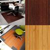 Anji Mountain 139.7 cm x 144.8 cm (55 in. x 57 in.) Deluxe Bamboo Office Chair Mat