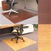 Anji Mountain 121.9 cm x 106.7 cm (48 in. x 42 in.) Roll-up Bamboo Office Chair Mat