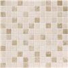 Modamo Ivory Noce Ceramic Mosaic - 1 inch x 1 inch