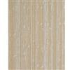 The Wallpaper Company 36 In. W Oatmeal Chenille Textured Stripe Wallpaper