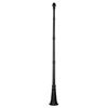 Illumine Providence 10.25 in. Black Outdoor Post