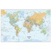 WallPOPs 24 Inches H x 36 Inches W Dry Erase World Map Wall Applique
