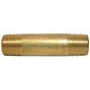 Watts Yellow Brass 1/2 Inch Pipe Nipple