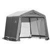 ShelterLogic Shed-in-a-Box 10 Feet x 10 x 10 Feet Grey Peak Storage Shed