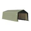 ShelterLogic Grey Cover Peak Style Shelter - 11 Feet x 16 Feet x 10 Feet