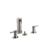 Kohler Stillness Widespread Bidet Faucet With Lever Handles