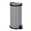 Honey-Can-Do International 30L Metal Step Trash Can, Gray