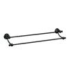 Moen Sienna Black 24 Inch Double Towel Bar