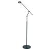 Illumine 1 Light Floor Lamp Steel Finish