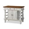 Americana Americana Kitchen Island - White